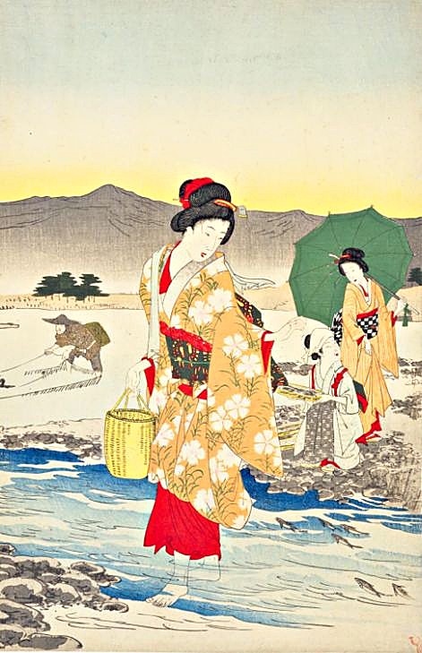 多摩川の鮎漁 国立国会図書館デジタルコレクション