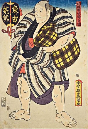 国立国会図書館デジタルコレクション「相撲繁栄溜り入の図」を加工して作成