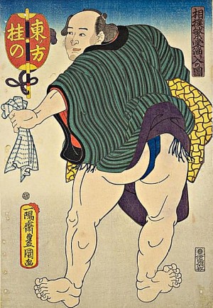 国立国会図書館デジタルコレクション「相撲繁栄溜り入の図」を加工して作成 国立国会図書館デジタルコレクション「相撲繁栄溜り入の図」を加工して作成