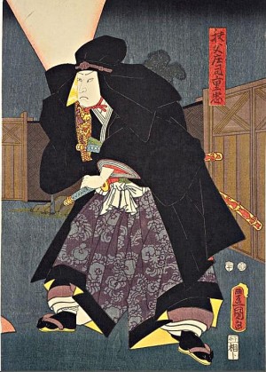 国立国会図書館デジタルコレクション「秩父庄司重忠・むすめ小桜・景清妻阿古屋」を加工して作成