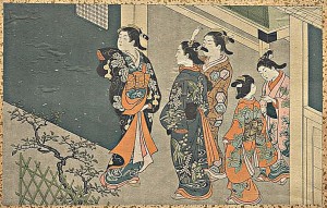 国立国会図書館デジタルコレクション「西川祐信古代美人画譜」を加工して作成