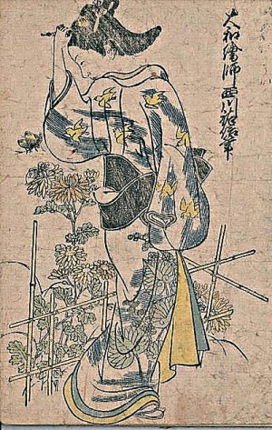 国立国会図書館デジタルコレクション「西川美人絵尽」を加工して作成