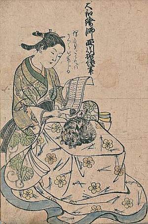 国立国会図書館デジタルコレクション「西川美人絵尽」を加工して作成