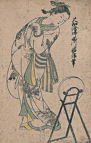 国立国会図書館デジタルコレクション「西川美人絵尽」を加工して作成