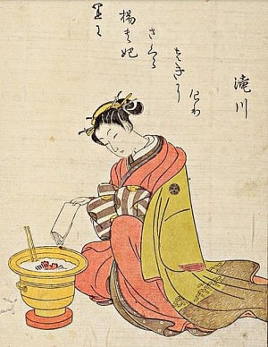国立国会図書館デジタルコレクション「青楼美人合 第1冊」を加工して作成