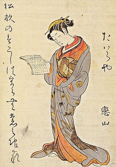 国立国会図書館デジタルコレクション「青楼美人合 第４冊」を加工して作成